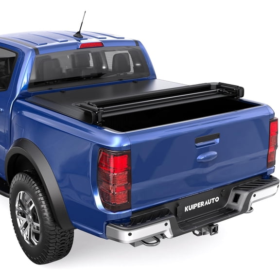 ZHIBO Soft Tri-Fold Tonneau Cover for 2019-2024 Ford Ranger 5ft/61Inch Bed