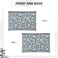 thumbnail image 2 of Cauagu Blue Flower for Tyvek Makeup Bag,Reusable Travel Cosmetic Bag Women Organizer Toiletry Bag Birthday,Gifts for Women Girlfriend Mom Teacher 6.5’’*8.9’’, 2 of 7