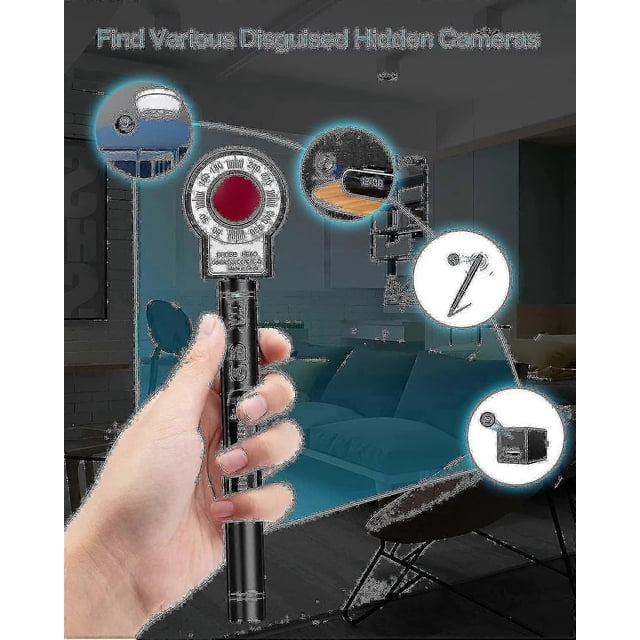 Camera Detector, Gps Tracker Detection, Rf Signal Scanner With 1m-8g Hz Wide Frequency Range And 12 Sensitivity Levels Z