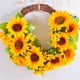 thumbnail image 4 of Guirnalda de flores artificiales Simulación Decoración floral Puerta Colgante Guirnalda de flores Ornamento de la oficina en casa, Girasol Scienceny HA8173-01B, 4 of 6