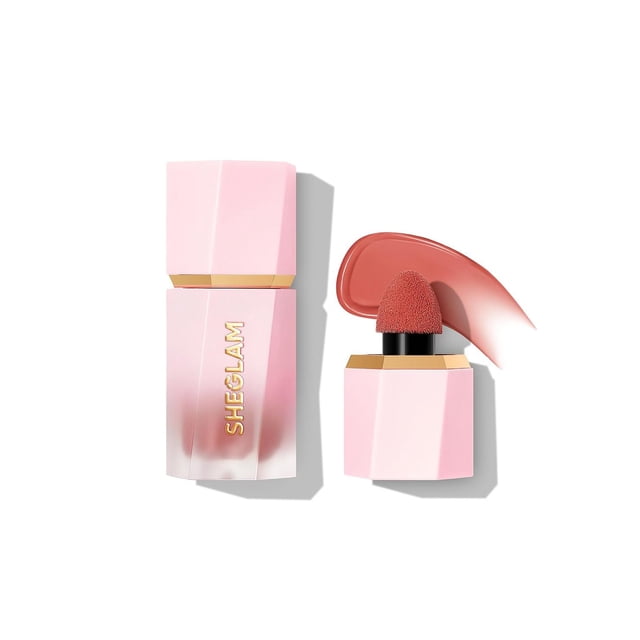 SHEGLAM Maquillaje con rubor líquido Color Bloom para mejillas con acabado mate - Devoted