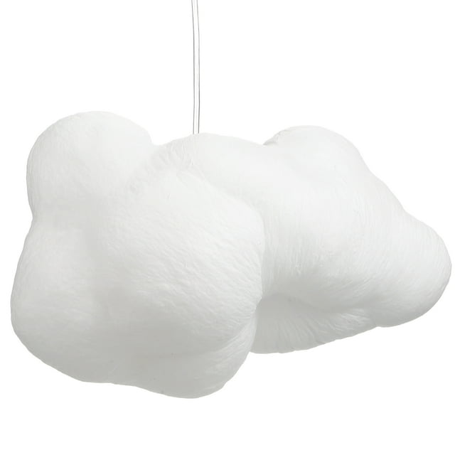 Shisuyan Creative Cloud Shape LED Pendant Lamp Fashion Cloth Decorative Ceiling Light for Home Restaurant Bar Cafe (without Ground Wire)