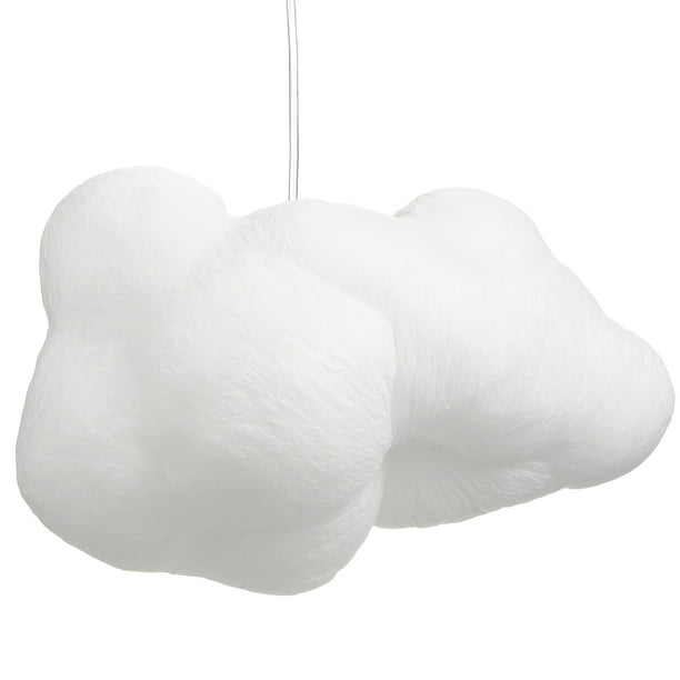 Lámpara colgante de forma colgante de forma de nube creativa Luz de techo decorativo de techo para el centro de restaurantes Home Restaurant Bar Cafe (sin alambre de tierra)