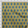 thumbnail image 4 of oneOone Cotton Silk Medium Blue Fabric Argyle Sewing Fabric By The Yard Printed Diy Clothing Sewing Supplies 42 Inch Wide, 4 of 4