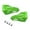 Green, variant on Luwecf Generic Motorcycle Hands Guards Easy to Install Professional Fittings Universal Decoration Windshield Deflectors Yellow