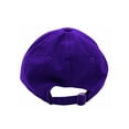 thumbnail image 3 of D&I Plain Dad Hat 100% Cotton Unstructured Hat Unisex Adjustable Strap - Purple, 3 of 3