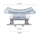 thumbnail image 2 of Whole Parts Washer Door Replacement Hinge Part # W10118967 - Replacement & Compatible w/Some Whirlpool Washing Machines, 2 of 8