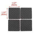 thumbnail image 2 of Unique Bargains 4x Mousse Antidérapante Carrée 40mm x 40mm Protection de Pied de Chaise et de Table, 2 of 7