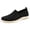 Black, variant on NOKIO Men's Knit L𝗈afers Laceless S𝗅ip On Flat Mules Shoes Fashion So𝗅id Color Sport Shoes Lightweight Breathable Casual Sneakers Wide Width Closed Toe Walking Shoes