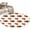 White, variant on Cute Ladybugs Round Area Rug 6Ft Washable Circle Rugs for Bathroom Office, Spring Botanical Leaves Beige Non-Slip Carpet Floor Mats Indoor Outdoor Carpet Runner Aesthetic Home Decor