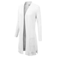 thumbnail image 2 of Doublju Women's Lightweight Long Sleeve Open Front Long Cardigan Sweaters, 2 of 5