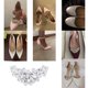 thumbnail image 3 of piezas de clips para zapatos para mujer, clips para zapatos de metal con cristales de diamantes de imitación, hebillas de metal para zapatos, accesorio de moda con purpurina para zapatos, accesorios, 3 of 5