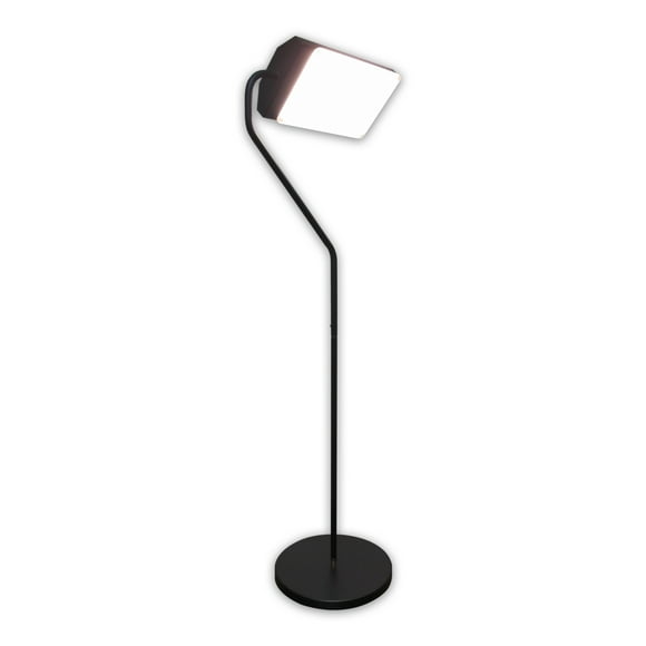 Northern Light Technologies Flamingo - 10000 Lux Light Therapy Full Spectrum Adjustable LED Floor Lamp for Natural Mood and Energy Enhancement, Sunlight Lamp, Black, 4 Foot