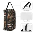 thumbnail image 3 of Goofa Mushroom Garnish Printed Toiletry Bag with Handle,Large Capacity Travel Makeup Cosmetic Bag for Women, Carry on Airport Airline Compliant Bag, 3 of 9