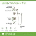 thumbnail image 3 of Symmons 679615TRM Identity Hydromersion Pressure Balanced Tub And Shower System - Chrome, 3 of 7