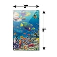thumbnail image 3 of Ocean Coral Reef Angel Fish Garden Diving Rectangle Acrylic Fridge Refrigerator Magnet, 3 of 5