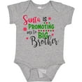 thumbnail image 3 of Inktastic Santa is Promoting Me to Big Brother Boys Baby Bodysuit, 3 of 5