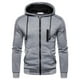 thumbnail image 2 of Gibobby Sudadera hombre Sudadera Hombre con Capucha De Calidad con Cierre(Gris,G), 2 of 4