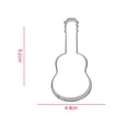 thumbnail image 4 of Moldes para galletas de guitarra, impresión musical, prensa de notas, moldes de galletas de madera para guitarra de acero inoxidable para hornear, 4 of 5