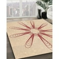 thumbnail image 3 of Ahgly Company Machine Washable Indoor Round Transitional Moccasin Beige Area Rugs, 7' Round, 3 of 7