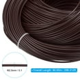 thumbnail image 2 of Unique Bargains Wicker Repair Kit, Round Synthetic Rattan Material Repair DIY Set, Coffee Color, 2 of 5