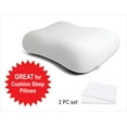 thumbnail image 7 of Luxe Dream Silky White Contoured Pillowcase for Neck and Back Support Pillows, 2 Pc Set by DR. Organizer, 7 of 7