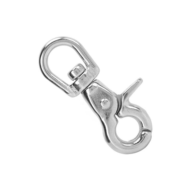 Qiilu Snap Hooks With Trigger Snap,swivel Clasps Lanyard Snap Hook,65mm Stainless Steel Lobster Claw Clasps Swivel Clasps Lanyard Snap Hooks With Trig