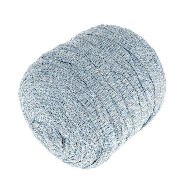 Cinta de de Cuerda de Ganchillo de Tejido de Cordón de Brillo de 90- Cielo azul