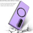 thumbnail image 2 of Magnetic Phone Case for Samsung Galaxy Z Fold5 5G Compatible with Magsafe, Military-Grade Shockproof Case with Built-in Magnet Circle for Samsung Galaxy Z Fold 5, MS Purple, 2 of 18