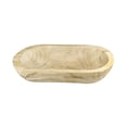 thumbnail image 2 of GROWTH TANK Wooden Bowl Large Capacity Stackable Oval Bowl for Home Kitchens Pantry Brown A, 2 of 9