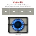 thumbnail image 2 of Cooks Innovations Silver Burner Covers - Non-Stick Heat Resistant Stove Top Covers for Kitchen - Easy to Clean 4packs, 2 of 7