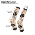thumbnail image 2 of Fuzoiu Groovy Disco Print Adult Stockings,Crew Socks,Unisex Fashion Socks, Casual Sports Socks,Comfortable Crew Socks for Everyday Wear and Sports, 2 of 6