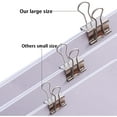thumbnail image 3 of Biinggo Binder Clips, Black, 20 Count, 3 of 5