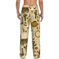 thumbnail image 3 of Fotbe Wild West Cowboy Men's Pajama Pants,Sleepwear Pants,Pj Bottoms Drawstring And Pockets-Medium, 3 of 9