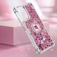 thumbnail image 4 of Funda para Xiaomi POCO F5 5G con Brillo Líquido Flotante, Purpurina, Parachoques y Anillo Giratorio Soporte, 4 of 5