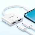 thumbnail image 3 of Adaptador ACTECK SHIFT PLUS AA415 USB-C 3.1 a 2x USB-C Blanco AC-939768, 3 of 6