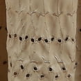 thumbnail image 6 of Fresh Ideas Ruffled Eyelet 14" Bed Skirt, Full, Mocha, 6 of 7