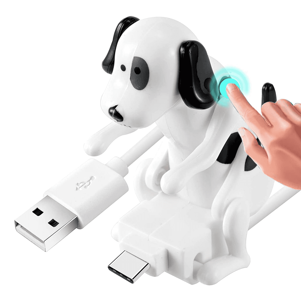 Humping Dog Phone Charger for Type C, Funny Touch Dog USB Fast Charging