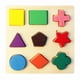thumbnail image 1 of Juguetes educativos para niños, rompecabezas geométricos de madera que fomentan la inteligencia, rompecabezas de aprendizaje de madera de colores brillantes, regalo para bebés en edad preescolar (A), 1 of 5