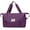 Dark Purple, variant on DAKIMOE Weekender Bags for Women, Travel Bag Carry on Gym Bag, Travel Duffle Bag with Wet Dry Pocket/Front Phone Pocket/Trolley Sleeve Pocket, Grown