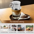 thumbnail image 5 of Stainless Steel Vietnamese Coffee Drip Filter Maker Traditional for PHIN Brew Pot for Authentic Vietnam Style Coffee Brewing at Home Office(100ml), 5 of 8