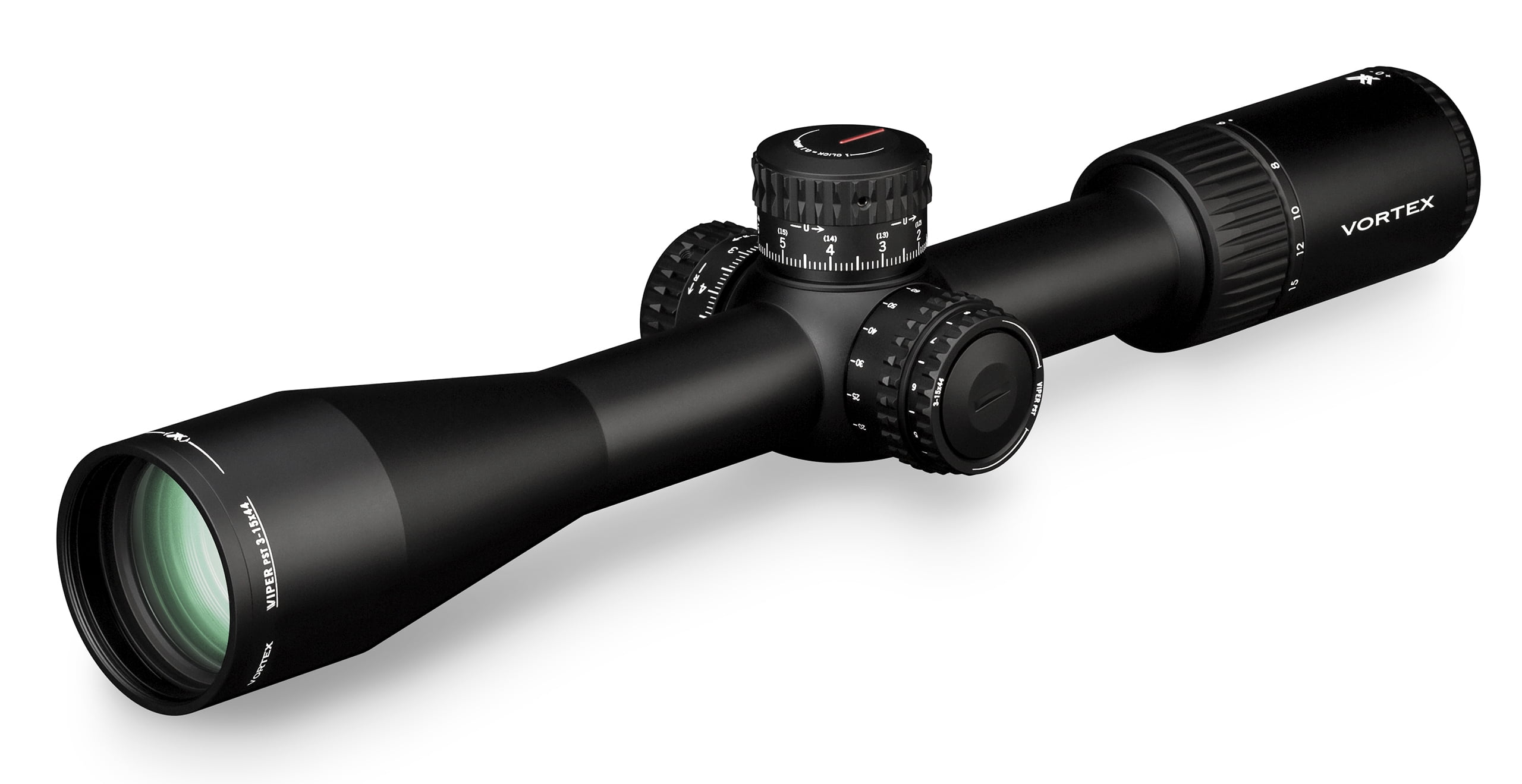 Vortex Optics Viper PST Gen II 3-15x44 First Focal Plane Riflescope - EBR-7C Reticle (MRAD)