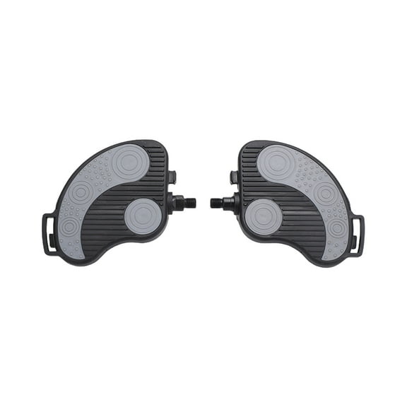 Indoor Exercise Bike Pedals with Strap Cycling Bike Pedals Stationary Recumbent Replacement Part Enduring