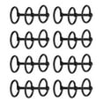 thumbnail image 4 of Binder Rings, Connected Rings Foldable 3 Hole Beautiful Colors  For Hand Book For Desk Calendars For Photo Albums Gold,Silver,Black, 4 of 8