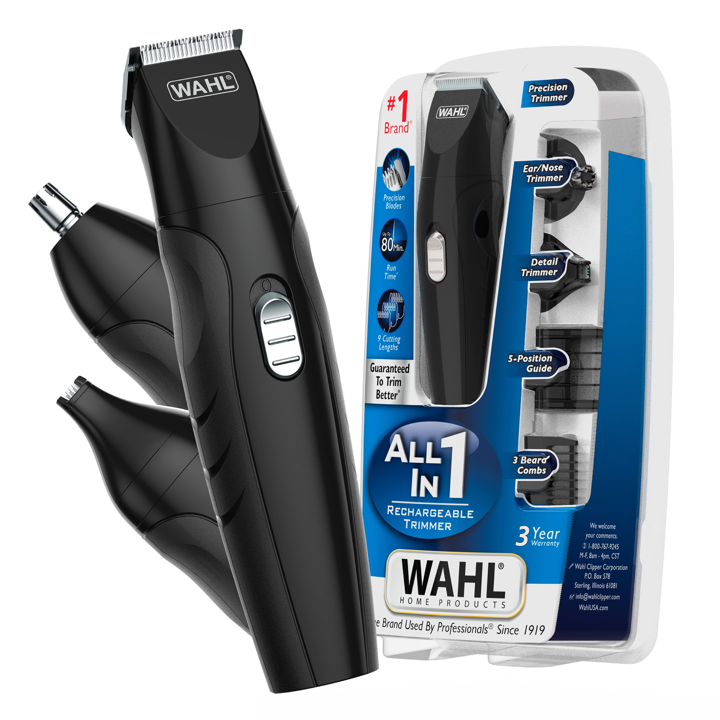 Wahl Color Pro Cordless Electric Hair and Beard Trimmer for Men