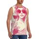 thumbnail image 2 of Fotbe Ace Of Diamonds Lady Men's Camiseta sin Mangas Estampada para Hombres, Playera Casual para Gimnasio, Entrenamiento, Playa-XX-Large, 2 of 7