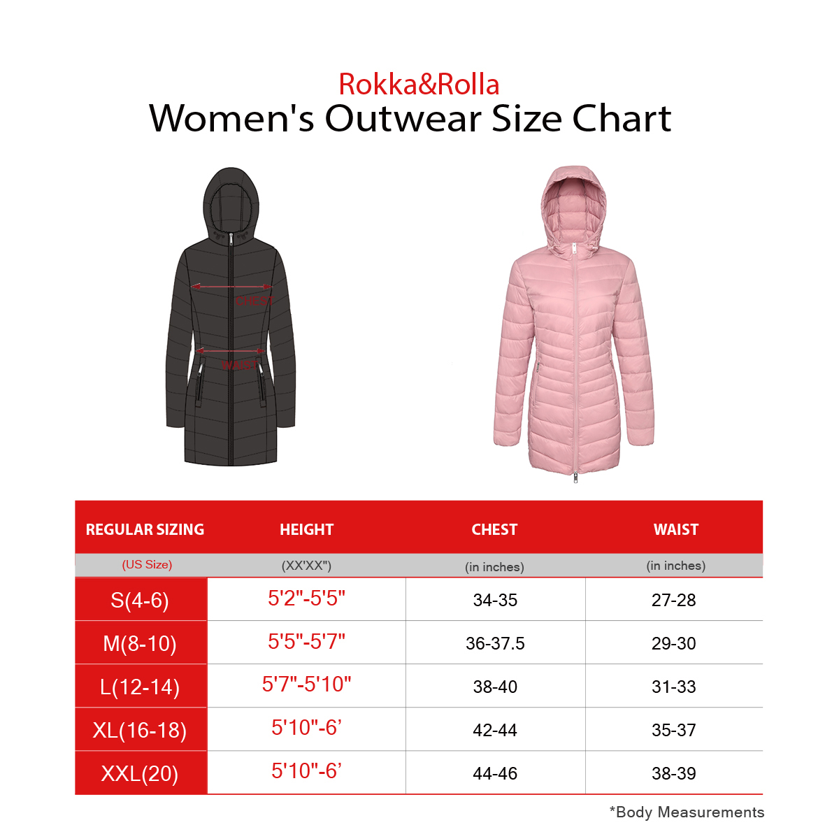 Rokka&Rolla Women's Light Long Coat Packable Puffer Jacket - image 2 of 8