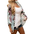 thumbnail image 4 of FINOCEANS Cardigans d'Été pour Femmes Légers Colorés Verts Très Grand, 4 of 4