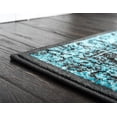 thumbnail image 2 of Unique Loom Bosphorus Imperial Rug , 3' 0" x 9' 10" ,Black and Blue, 2 of 7