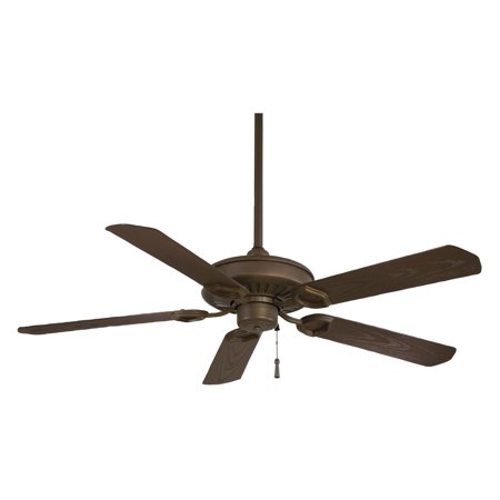 Sundowner Outdoor Fan - Minka Aire F589-ORB Sundowner 54 in. Indoor / Outdoor Ceiling Fan - Oil Rubbed Bronze - ENERGY STAR
